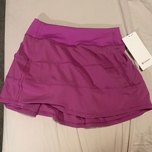 LULULEMON Pace Rival Mid-Rise Skirt *Tall VIVID PLUM (worn)